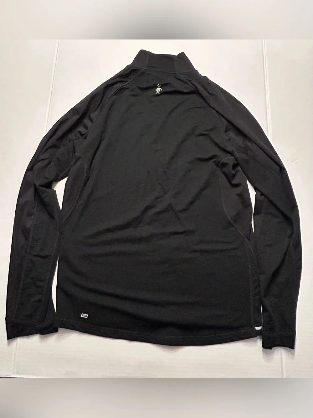 Men’s Smartwool PhD Run Divide Full-Zip Jacket Black Size Medium